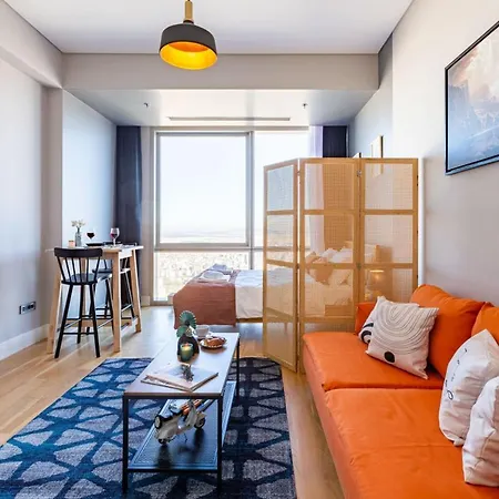 아파트 Studio Flat With Panoramic City View In Atasehir 이스탄불