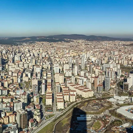 아파트 Studio Flat With Panoramic City View In Atasehir