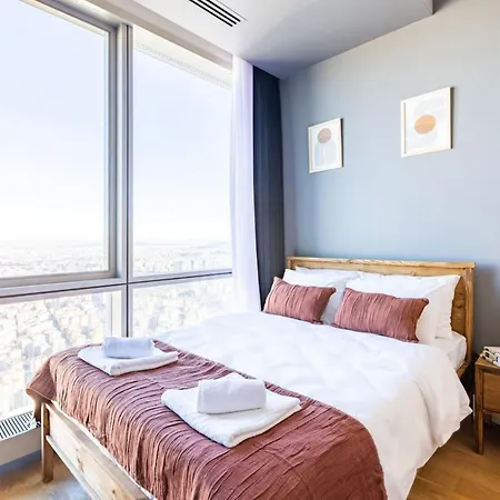Studio Flat With Panoramic City View In Atasehir Appartement *