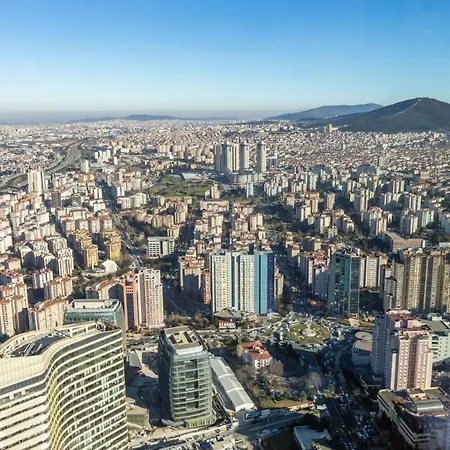 Studio Flat With Panoramic City View In Atasehir * Isztambul